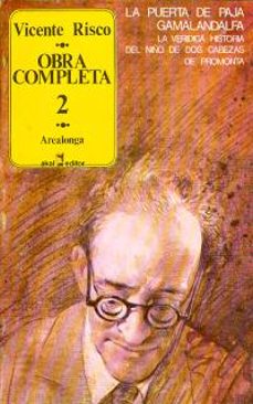 obra completa de v. risco. 2. la puerta de paja. gamalandalfa. el-vicente risco-9788473395434