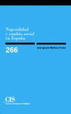 nupcialidad y cambio social en españa-9788474764734