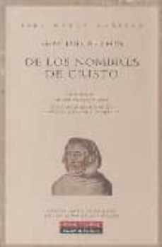 de los nombres de cristo-fray luis de leon-9788481096934