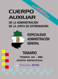auxiliares administracion general (temas 14 - 28) (temario)-9788482192734