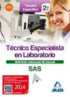 tecnicos especialistas en laboratorio del servicio andaluz de salud. temario especifico vol 2-9788490931134