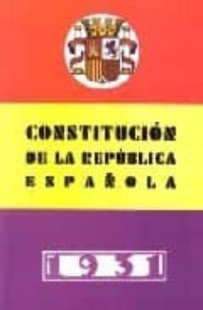 constitucion de la republica española (1931)-9788493469634