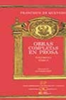 obras completas en prosa (vol i; t. i)-francisco de quevedo-9788497400534