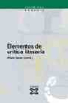 elementos de critica literaria-9788497822534
