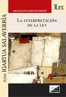 la interpretacion de la ley-9789564071534