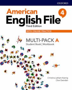 american english file: level 4: student book/workbook multi-pack a with online practice-9780194906944