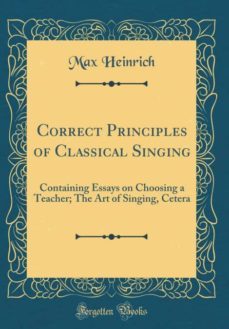 correct principles of classical singing-9780260716644