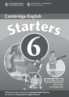 cambridge young learners english tests 6: answer booklet (starter s)-9780521739344