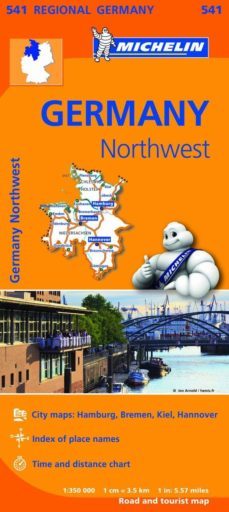 mapa regional germany northwest 2013 (ref. 11541)-9782067183544