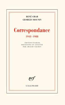 correspondance (1943-1988) (ebook)-rene char-georges mounin-9782072819544