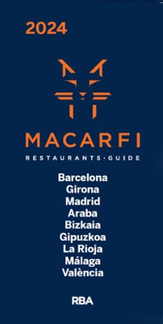 guia macarfi restaurants guide 2024-9788409571444