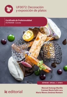 decoracion y exposicion de platos. hotr0408 (ebook)-manuel astorga murillo-maría nieves jiménez romero-carmen maría solís lara-9788411034944