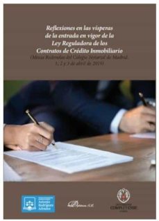 reflexiones en las visperas de la entrada en vigor de la ley regu ladora de los c-9788413245744