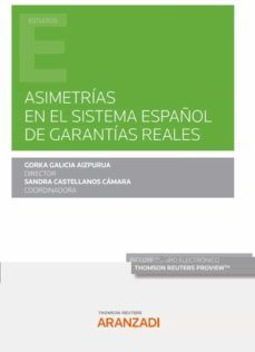 asimetrias en el sistema español de garantias reales-9788413912844