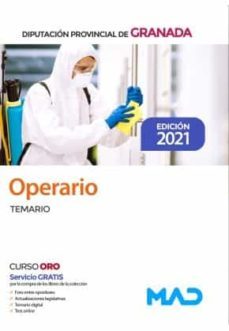 operario de la diputacion de granada. temario-9788414244944