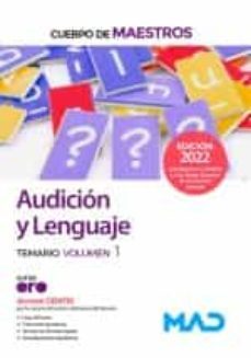 cuerpo de maestros. audicion y lenguaje. temario (vol. 1)-9788414260944