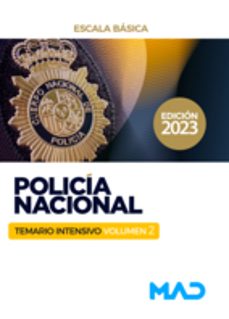 policia nacional escala básica. temario intensivo volumen 2-9788414273944