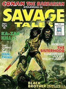 la espada salvaje de conan magazine - relatos salvajes-roy thomas-john buscema-9788416986644