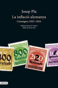 la inflacio alemanya-josep pla-9788419734044