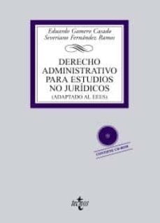derecho administrativo para estudios no juridicos-9788430953844