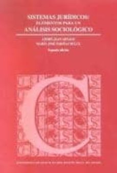 sistemas juridicos:elementos para un analisis sociologico-maria jose fariñas dulce-9788434016644