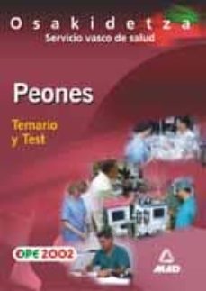 peones de osakidetza. servicio vasco de salud: temario y test-9788466515344