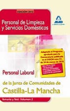 personal de limpieza y servicios domesticos.personal laboral de l a junta de comunidades de castilla-la mancha. temario y test. volumen ii-9788467638844