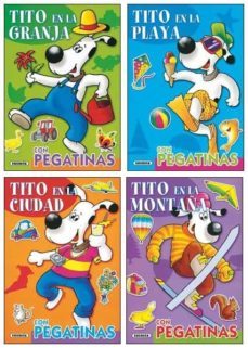 tito se divierte con pegatinas (4 tit.)-9788467701944