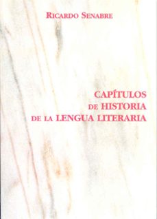 capitulos de historia de la lengua literaria-9788477233244