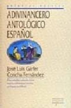 adivinancero antologico español-9788478385744