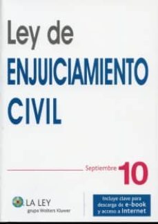 ley de enjuiciamiento civil 2010 + ebook-9788481266344