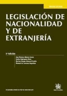 legislacion de nacionalidad y de extranjeria (3ª ed)-9788490046944