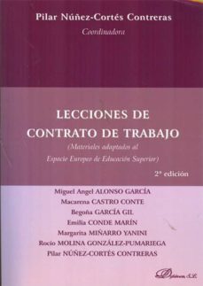 lecciones de contrato de trabajo-9788490312544