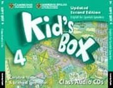 kid s box for spanish speakers level 4 class audio cds (4) 2nd ed-9788490367544