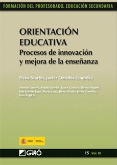 orientacion educativa. procesos de innovacion y mejora de la enseñanza (ebook)-9788499803456