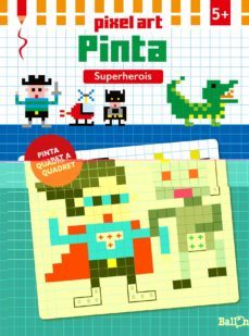 pixel art pinta - superherois-9789463070744