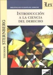 introduccion a la ciencia del derecho-theodor sternberg-9789563923544