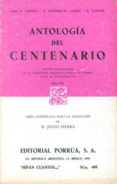 antologia del centenario-l.g. urbina-9789684520844