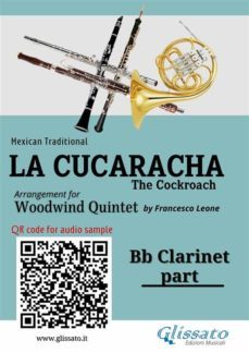 bb clarinet part of "la cucaracha" for woodwind quintet (ebook)-9791221390544