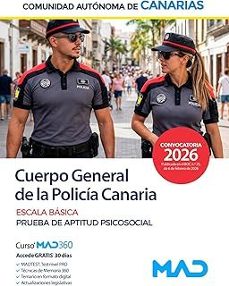 cuerpo general de la policia canaria. escala basica. temario volu men 2-9791370286644