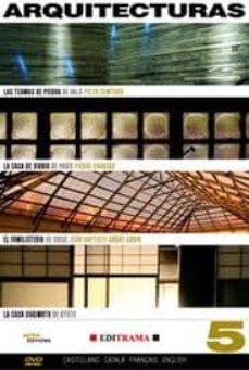arquitecturas 5 (dvd) (ed. castellano-catalan): las termas de pie dra de vals - la casa de vidrio de paris - el familisterio de guise - la casa sugimoto de kyoto-8435049116054