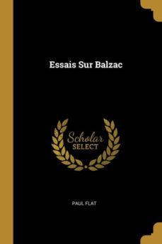 essais sur balzac-9780274162154