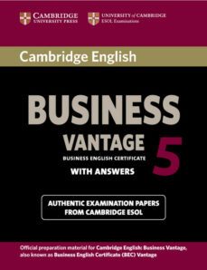 cambridge english business 5 vantage student s book with answers-9781107664654
