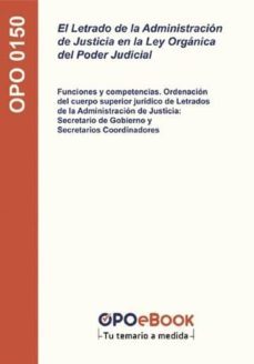 el letrado de la administracion de justicia en la ley organica del poder judicial (ebook)-9781524306854