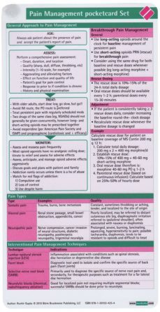 pain management pocketcard set-ruchir gupta-9781591034254