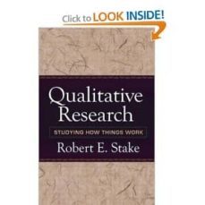 qualitative research: studying how things work-robert e. stake-9781606235454