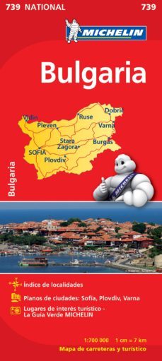 mapa bulgaria 2012-9782067174054