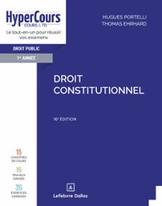 droit constitutionnel 16ed (ebook)-hugues portelli-thomas ehrhard-9782247248254