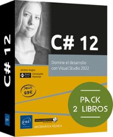 c  12 pack de 2 libros: domine el desarrollo con visual studio 2022-christophe mommer-jerome hugon-9782409051654