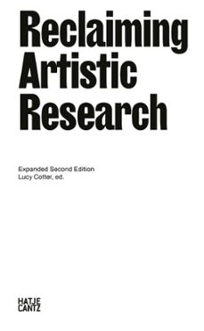 reclaiming artistic research (ebook)-katayoun arian-lawrence abu hamdan-carolyn christov-bakargiev-9783775756754
